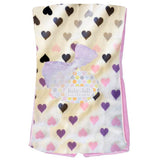 Chromatic Hearts Burp Cloth - Denny's