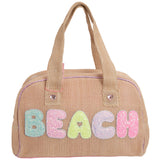 BEACH Straw Duffle Bag - Denny's
