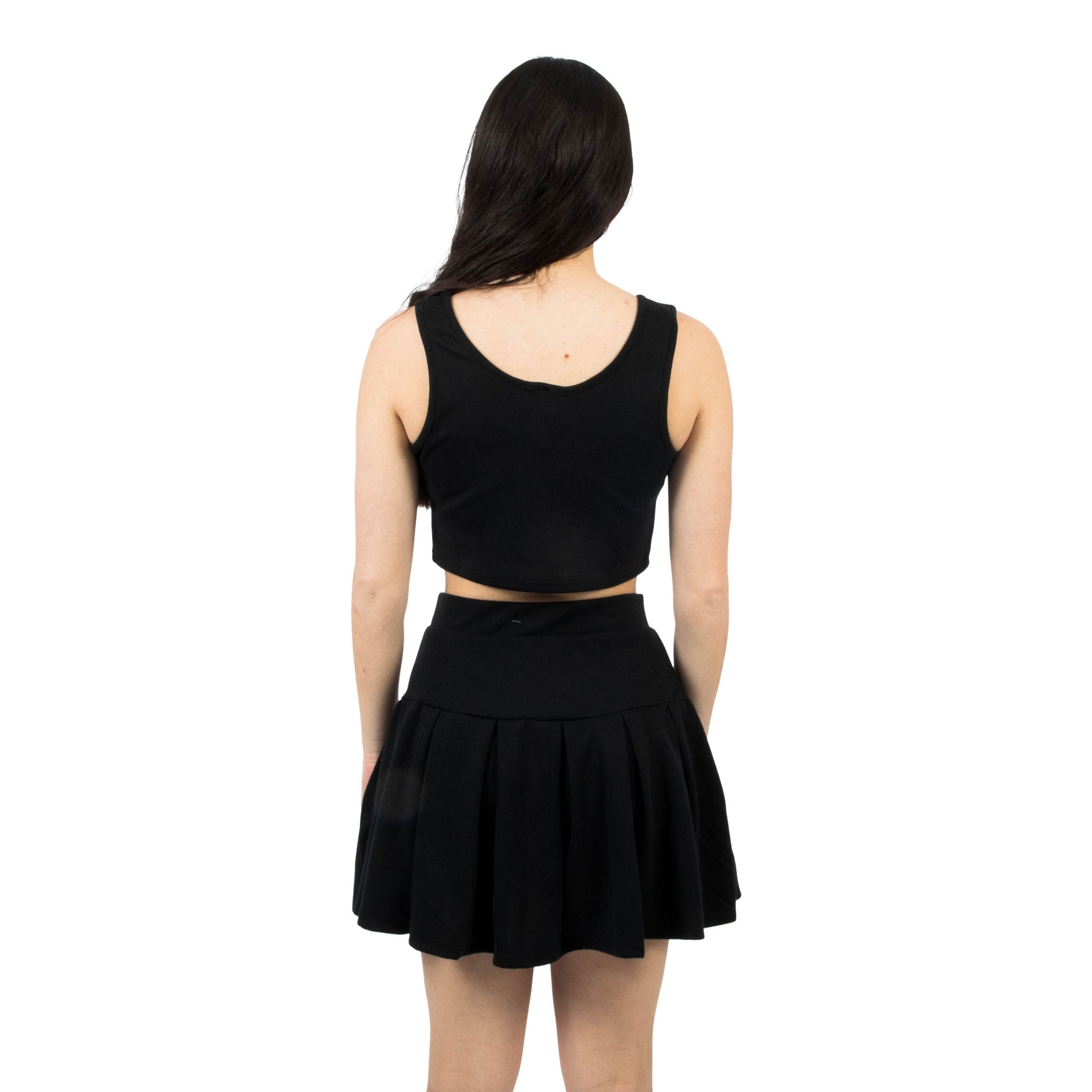 Crop Tank & Pleated Tennis Skirt - Denny's