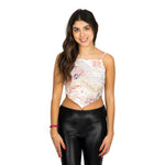 Patchwork Crop Hanky Tank - Denny's