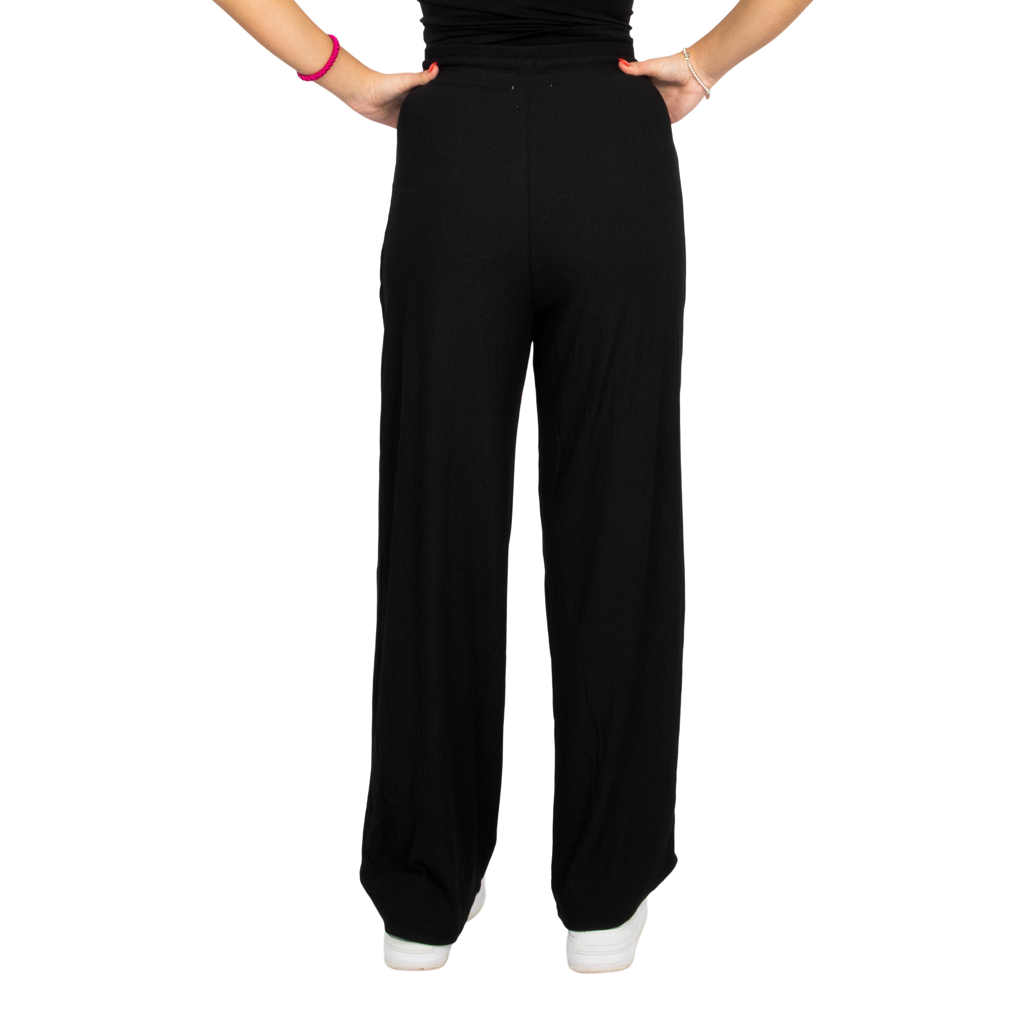 Solid Yummy Wide Leg Ribbed Pant - Denny's