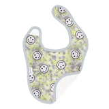 Yellow Tie Dye Smiley Burp Cloth - Denny's