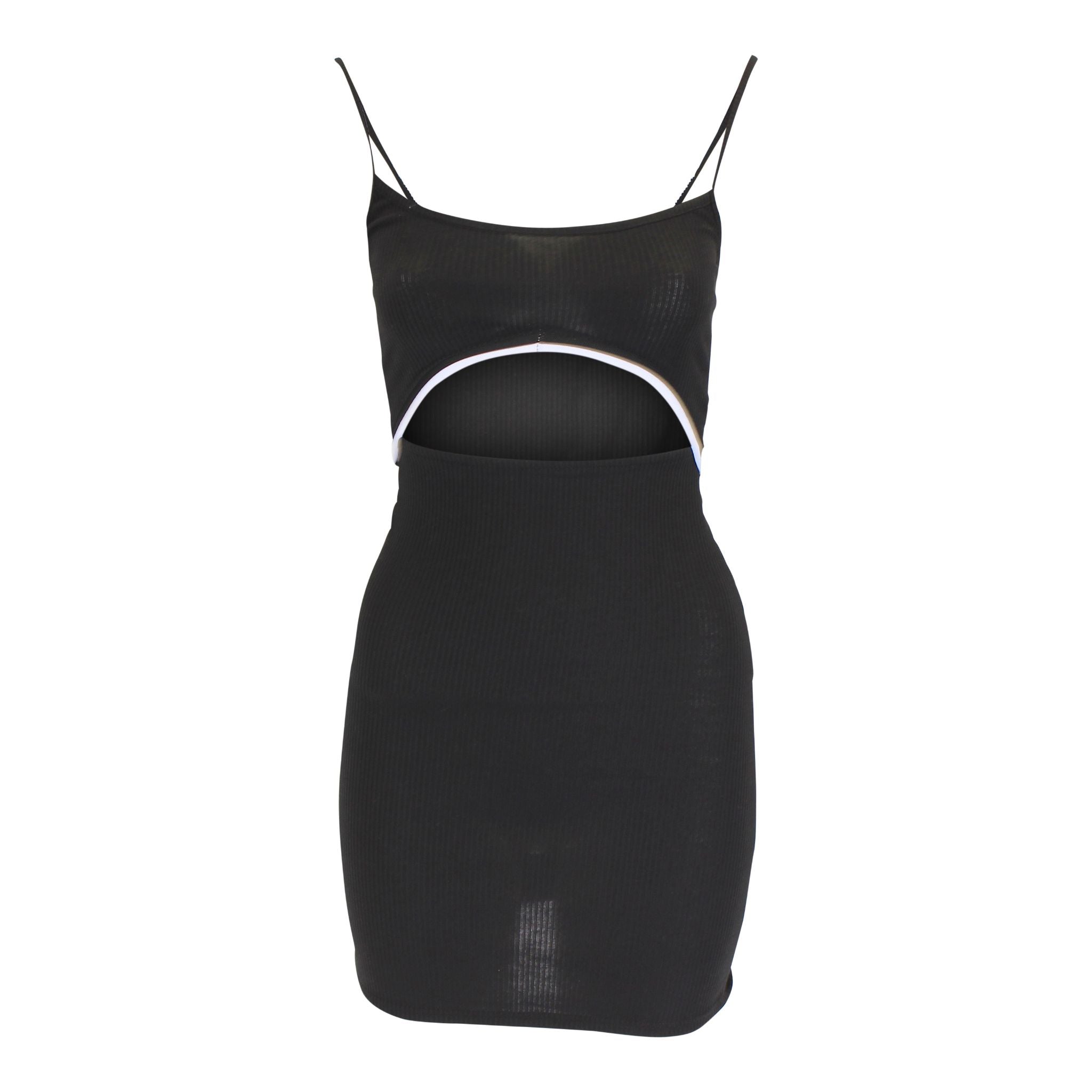Cut Out Bodycon Cami Dress - Denny's