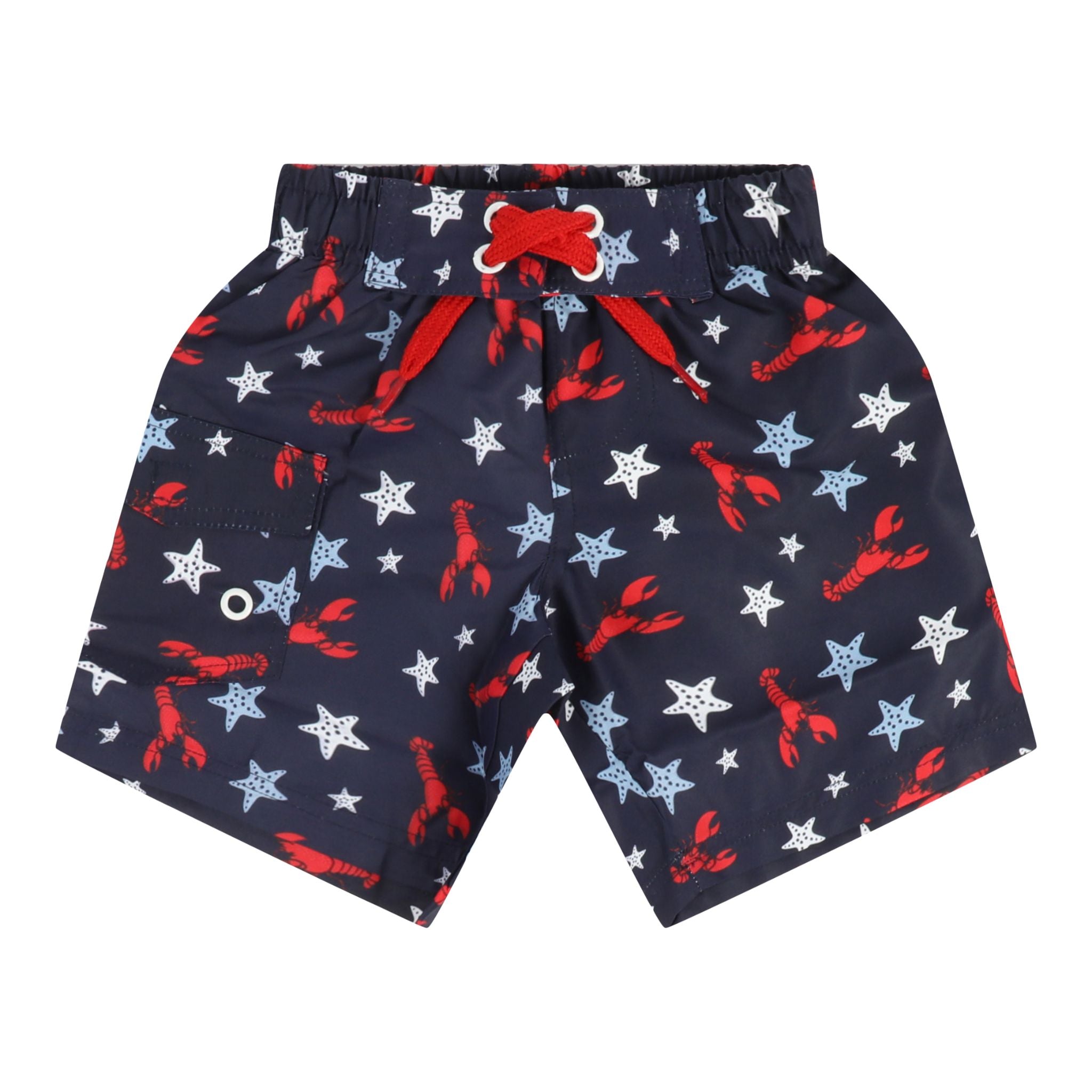 Lobster Star Fish Swim Trunk - Denny's