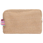 BEACH Natural Straw Pouch - Denny's