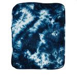 Blue & Navy Tie Dye Blanket - Denny's