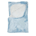 Blue & Grey Tie Dye Blanket - Denny's