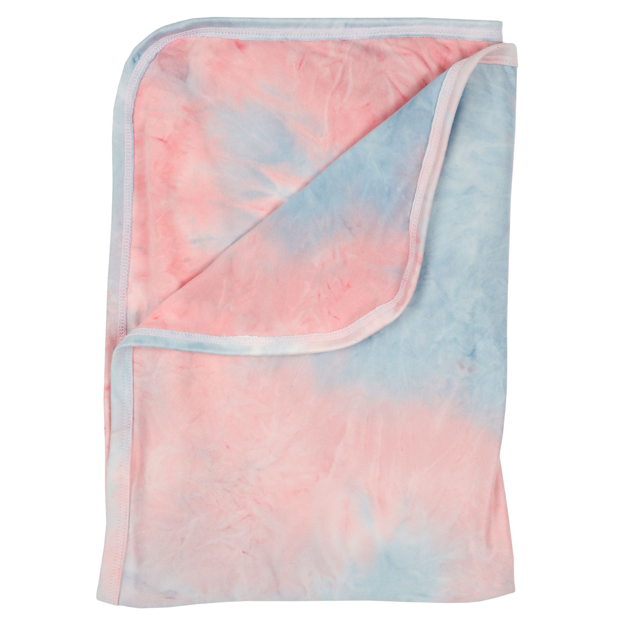 Pink & Blue Tie Dye Blanket - Denny's