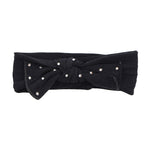 Knot Headband Black with Stones - Denny's