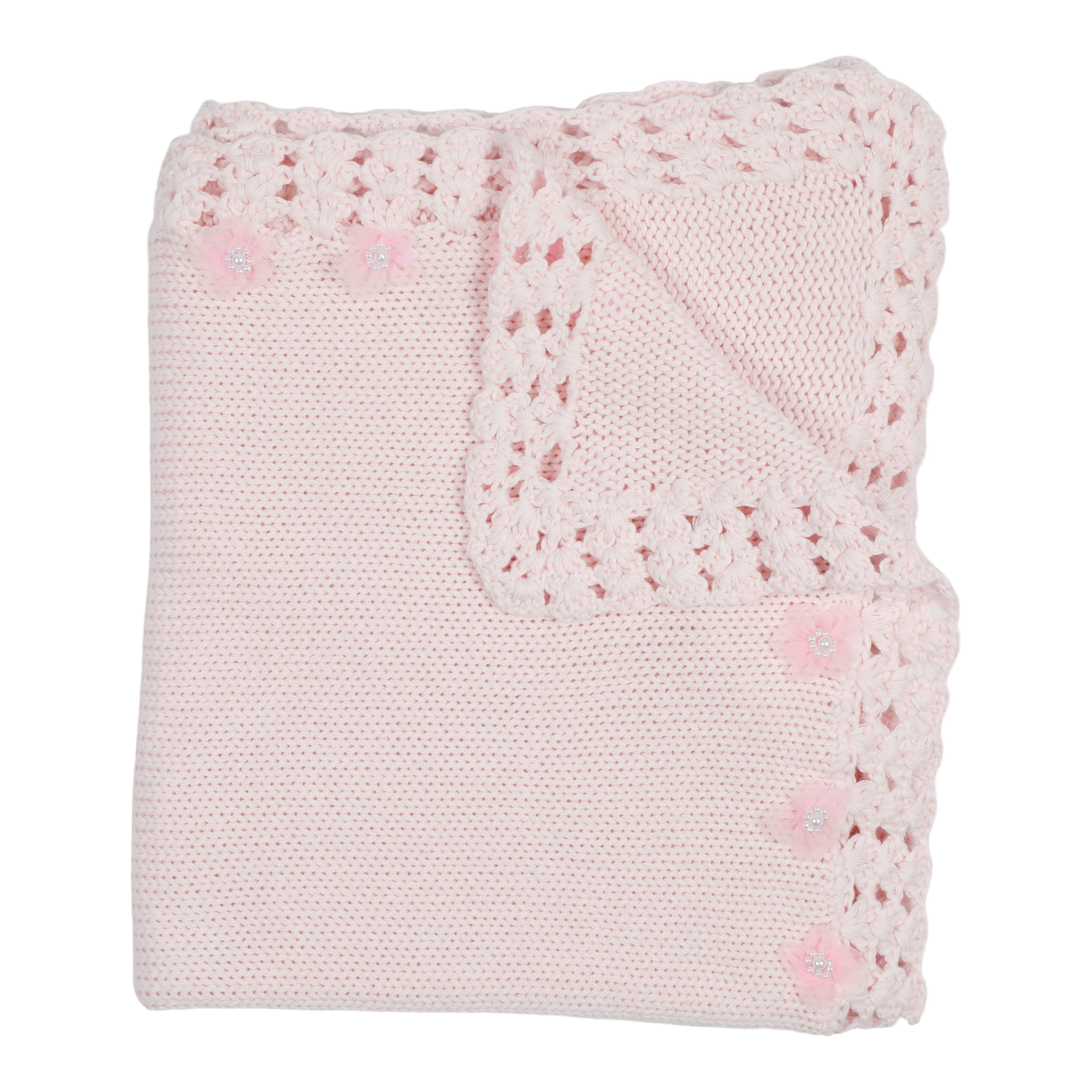 Pink Flowers Blanket - Denny's