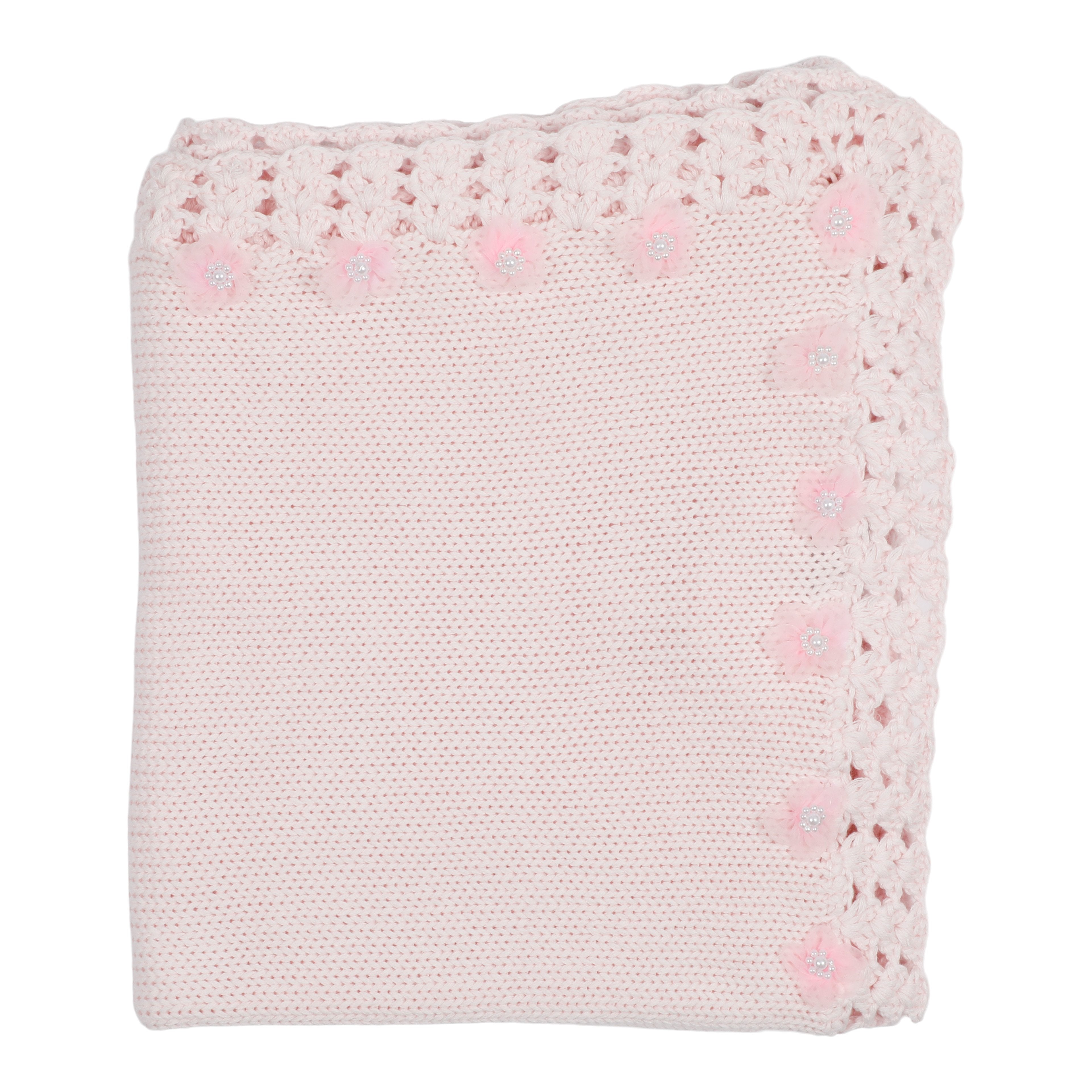 Pink Flowers Blanket - Denny's