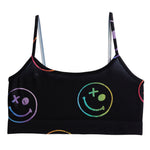 Black Ombre Smiley Bra Cami - Denny's