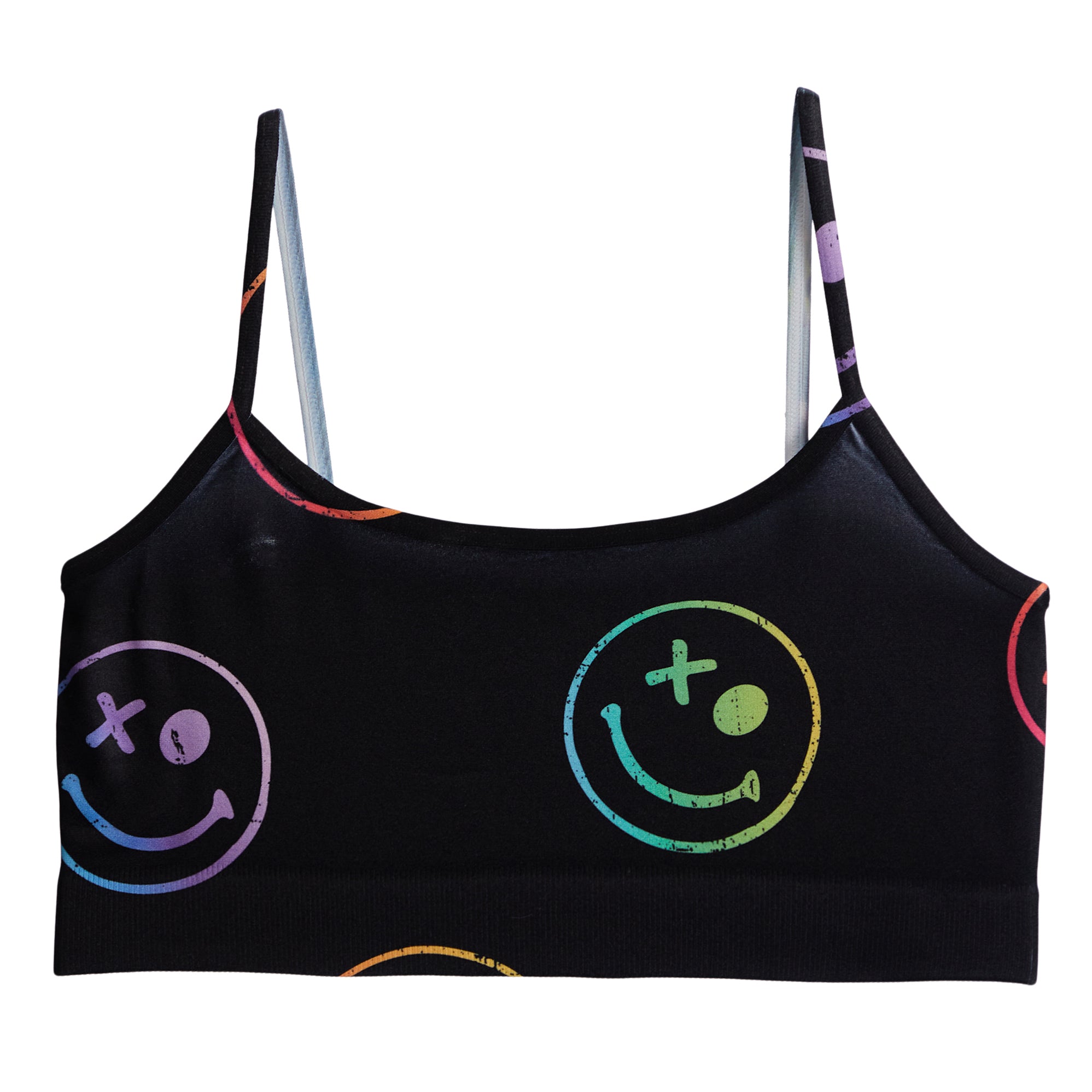 Black Ombre Smiley Bra Cami - Denny's