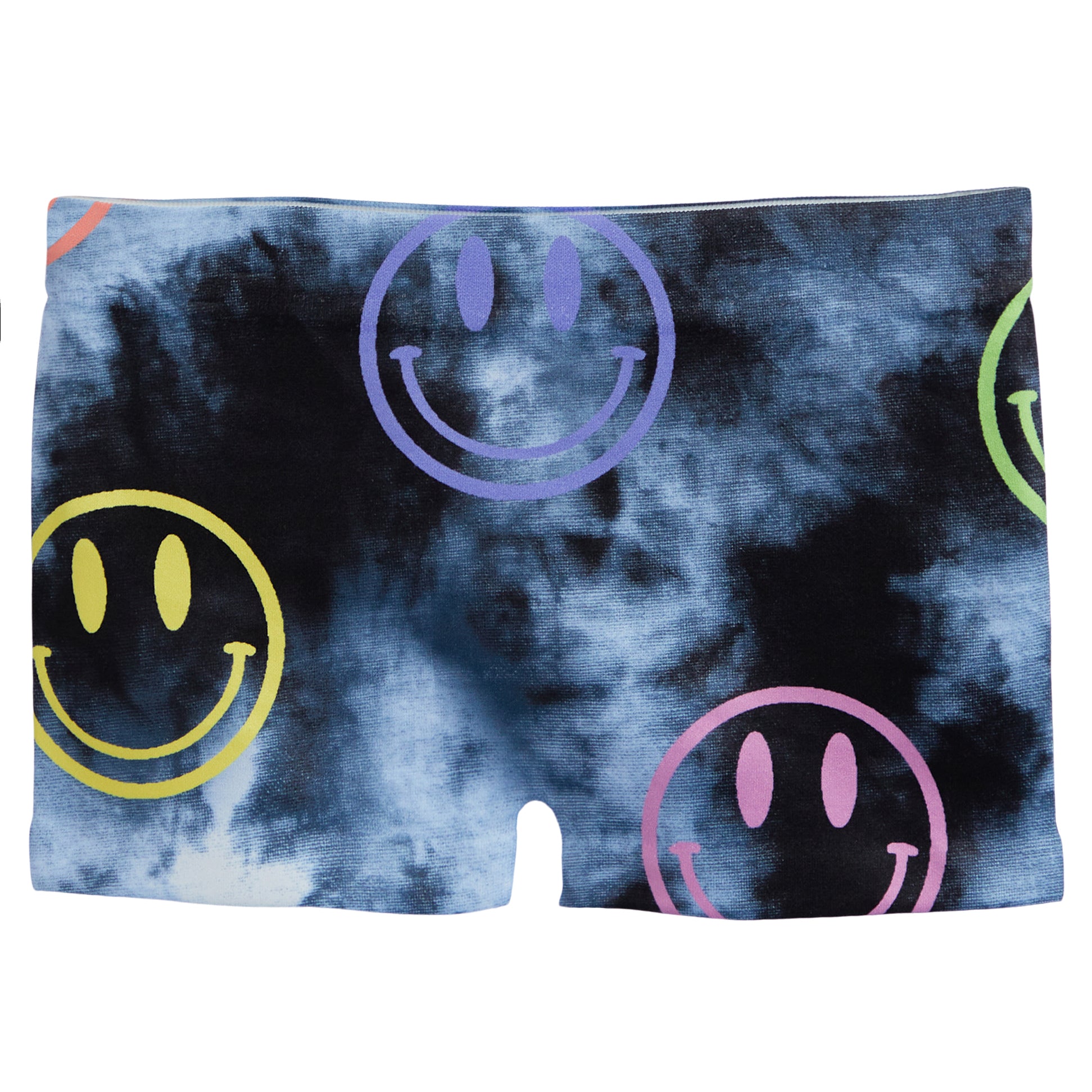 Tie Dye Smiley Lil Girls Boy Short - 4-6X - Denny's