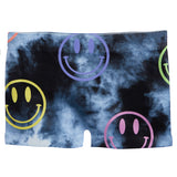 Tie Dye Smiley Face Boyshort 7-14 - Denny's