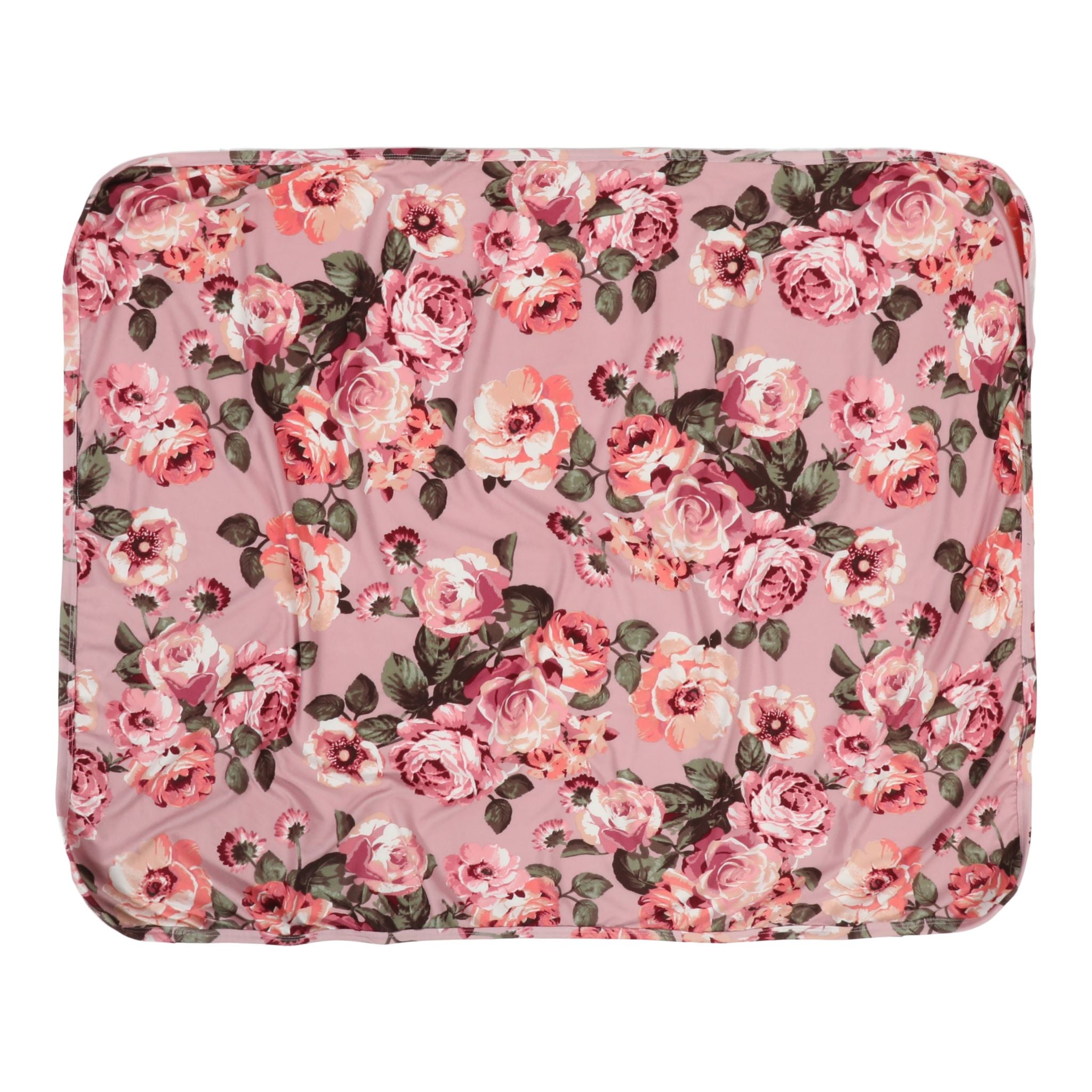 Mauve Floral Blanket - Denny's
