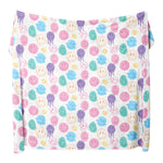 Pastel Smiley Fuzzy Blanket - Denny's