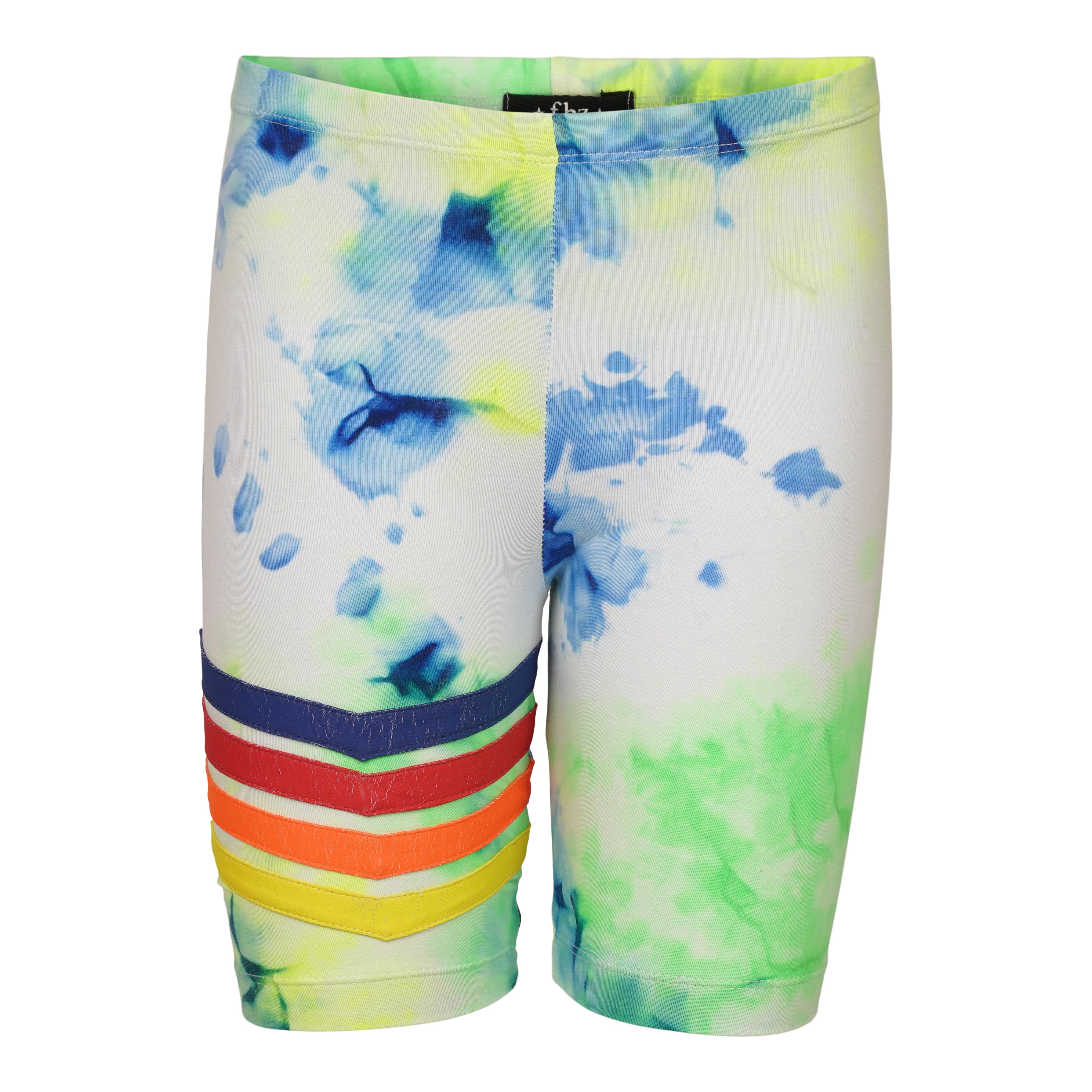 Tie Dye Chevron Stripe Bike Short - Denny's