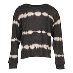 Wave Tie Dye Hacci Long Sleeve Top - Denny's