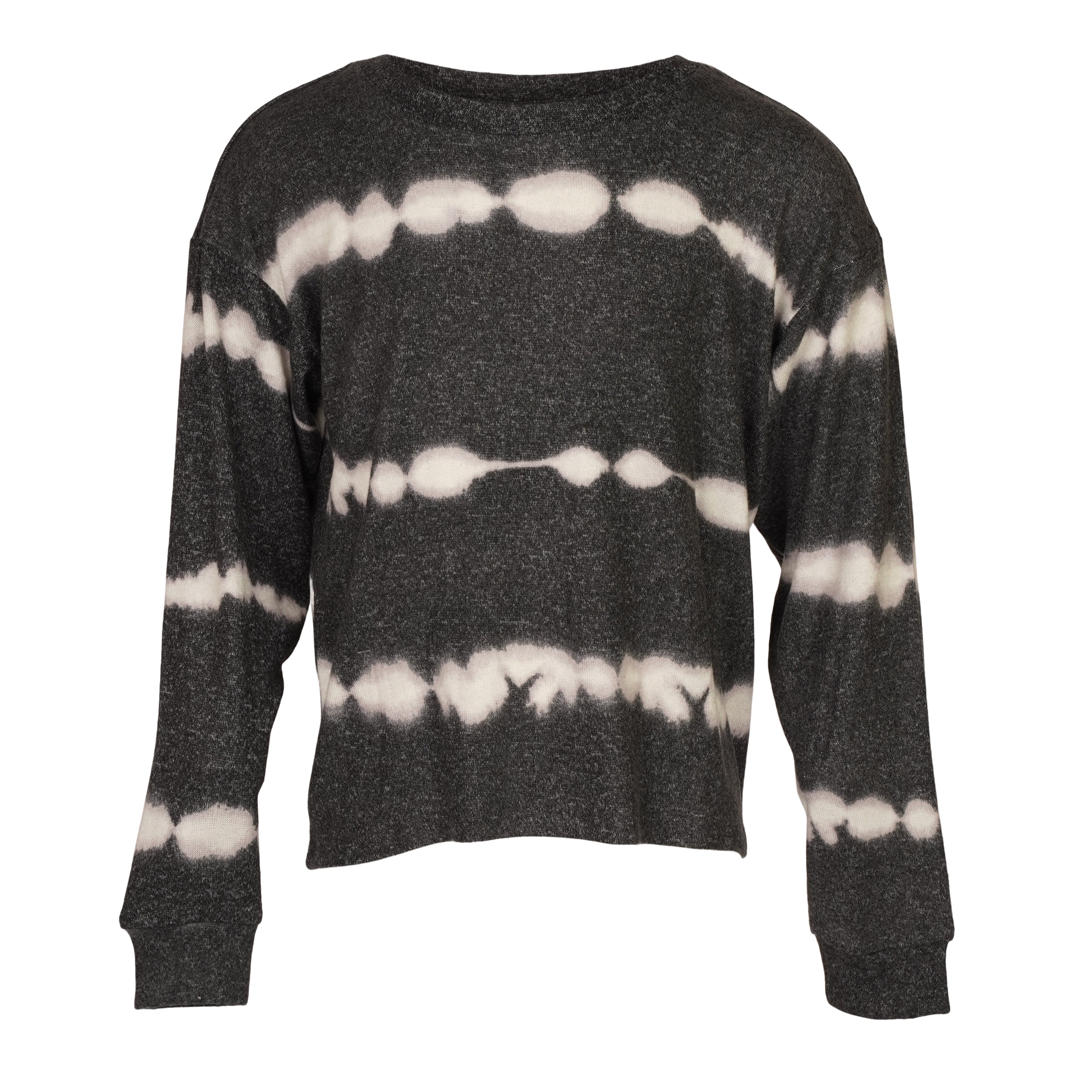 Wave Tie Dye Hacci Long Sleeve Top - Denny's