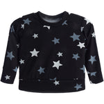 Blue & White Star Sweatshirt - Denny's