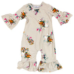 Ivory Floral Romper - Denny's