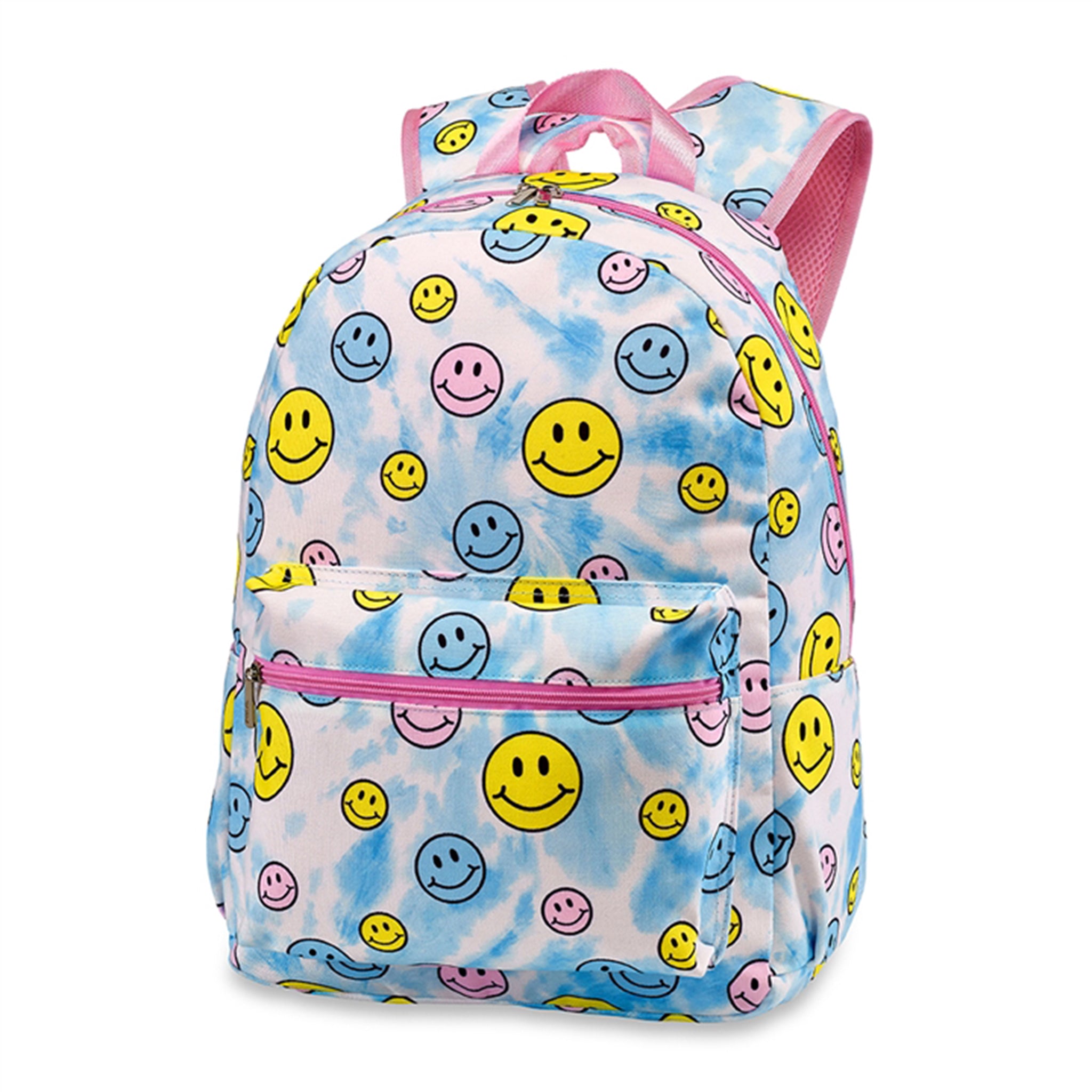 Smiley Tie Dye Canvas Backpack - Denny's