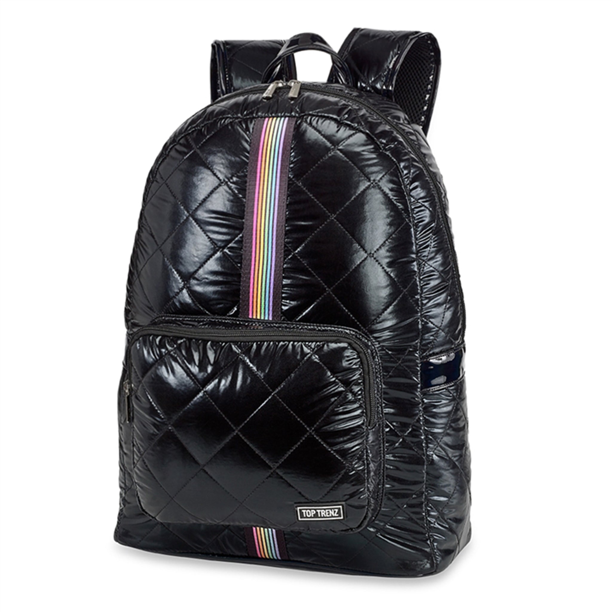 Stripe Strap Puffer Backpack - Denny's