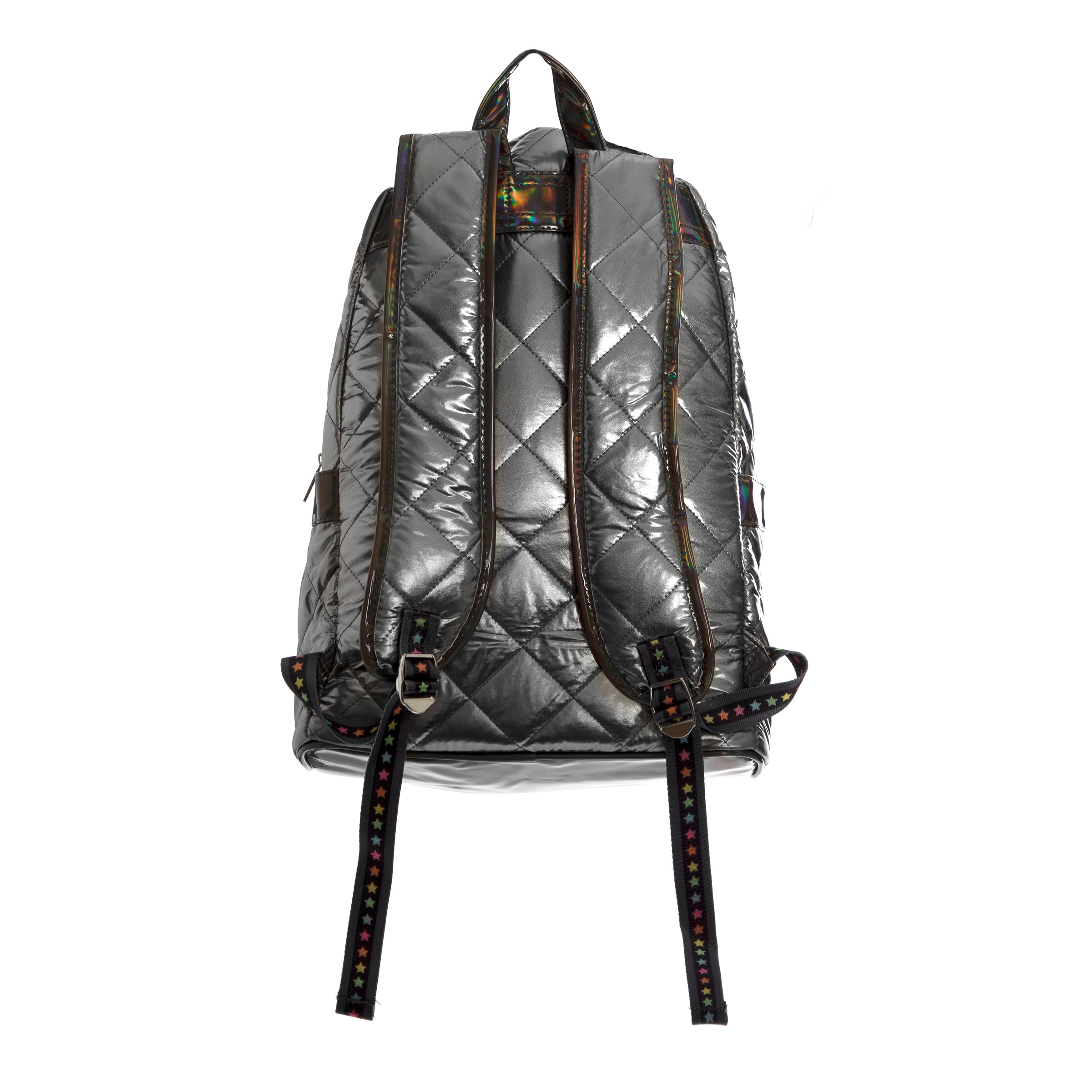 Puffer Backpack Gunmetal Multi Star - Denny's