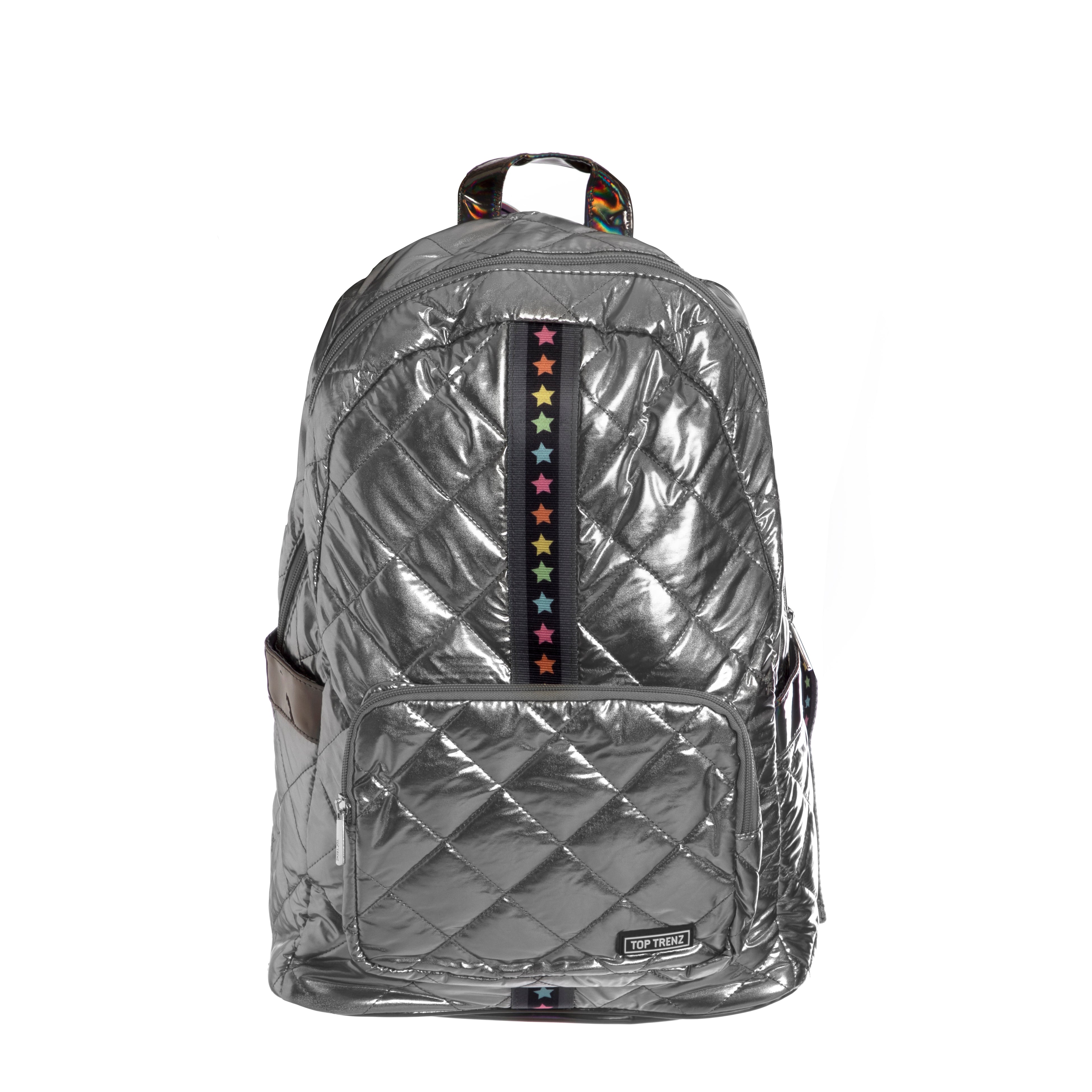 Puffer Backpack Gunmetal Multi Star - Denny's