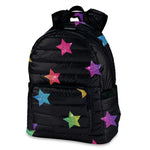 Multi Glitter Star Puffer Backpack - Denny's