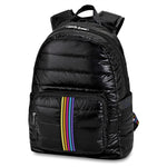 Black Puffer with Primary Stripes backpack - Denny's