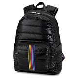 Black Puffer with Primary Stripes backpack - Denny's