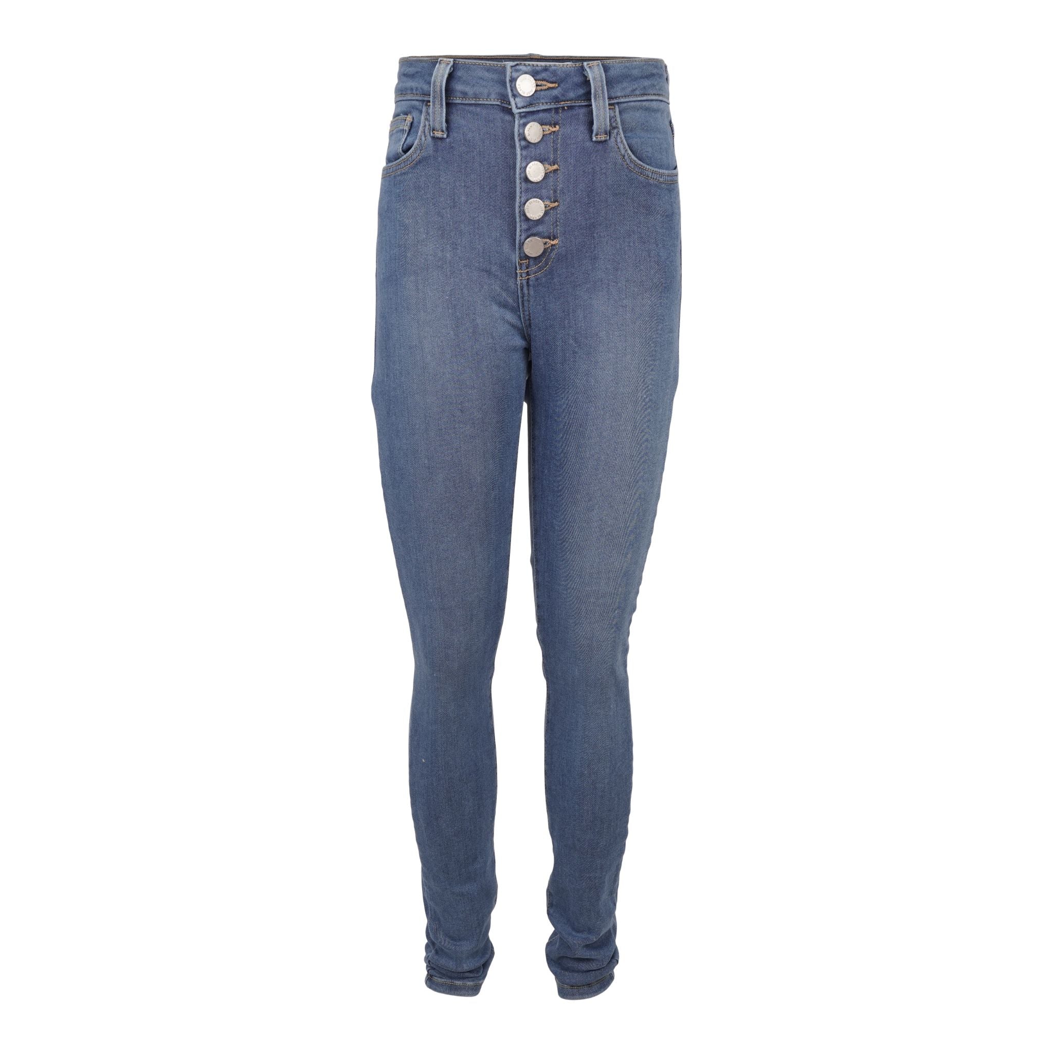 High Rise Button Down Skinny - Denny's