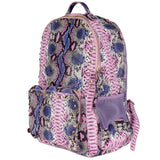 Purple Studded Python Backpack - Denny's
