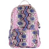 Purple Studded Python Backpack - Denny's