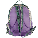 Green Studded Python Backpack - Denny's