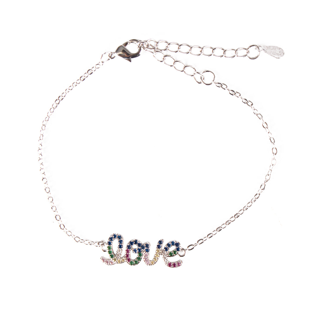 Bracelet Rainbow Love with Multi Stone - Denny's