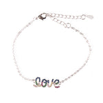 Bracelet Rainbow Love with Multi Stone - Denny's
