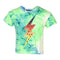 Bolt Tie Dye Crop Tee - Denny's
