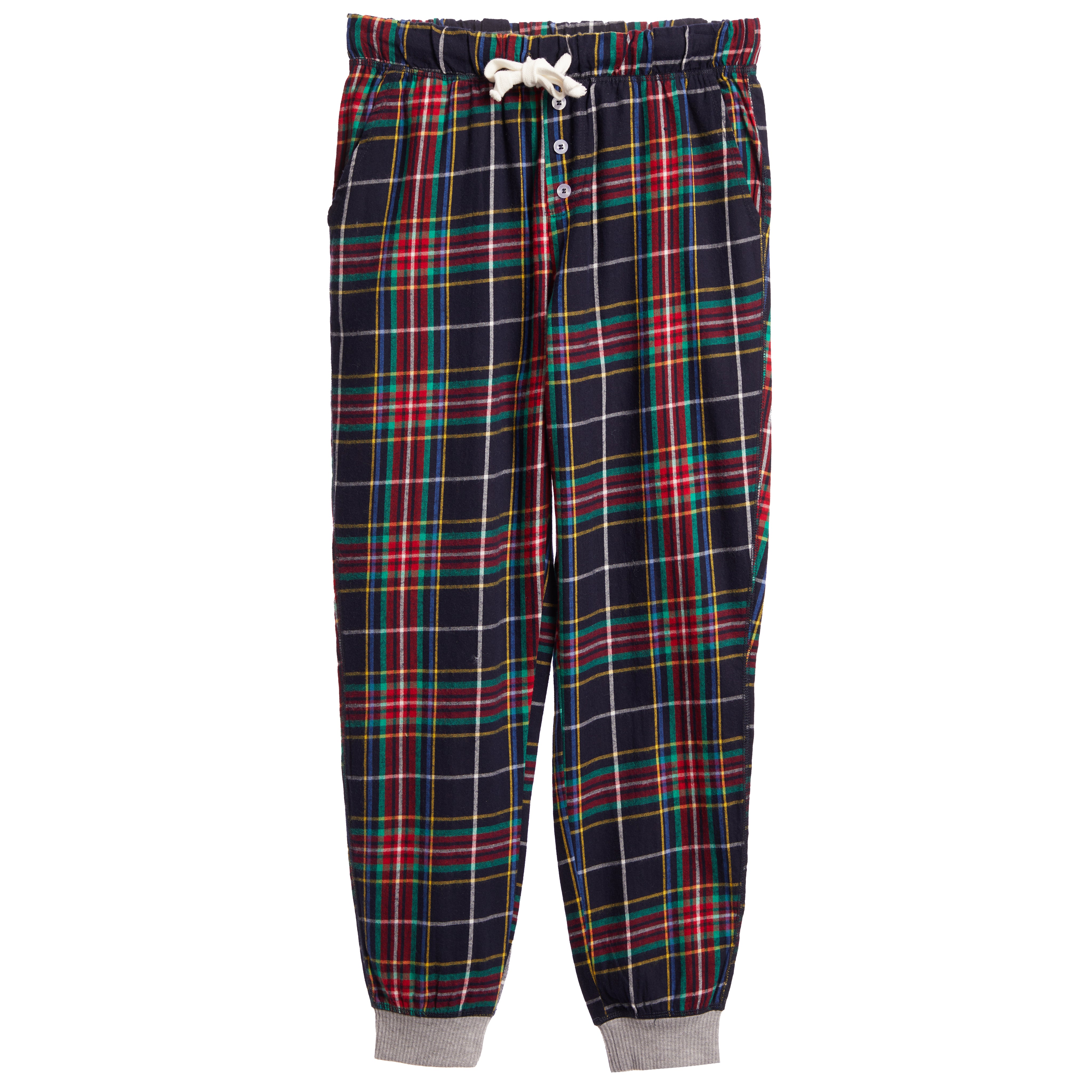 Bree Plaid Flannel Jogger - Denny's