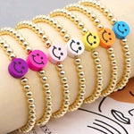 Happy Face Stretch Ball Bracelet - Denny's