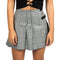 Plaid Pleated Buckle Skirt - Denny's