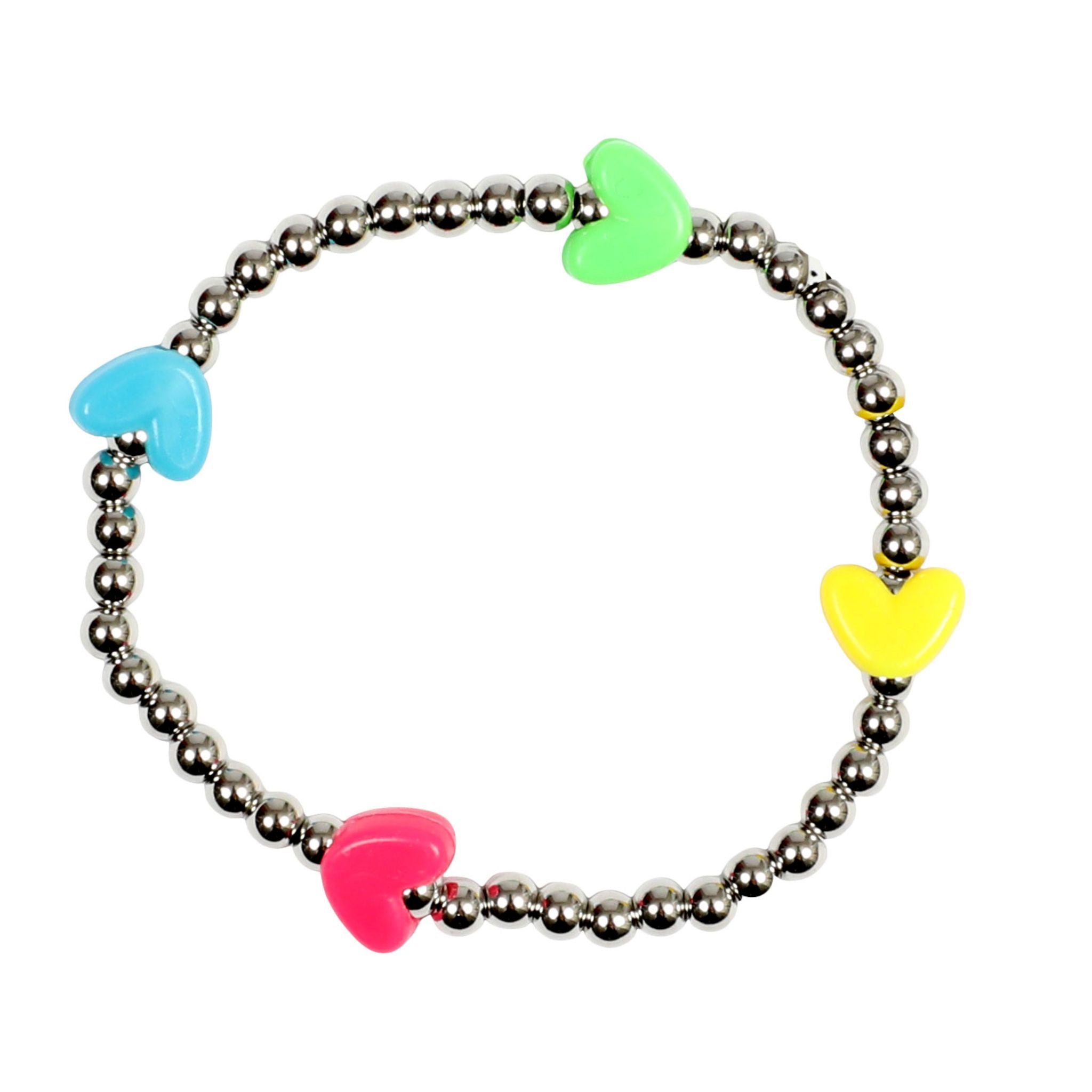 Hearts Stretch Ball Bracelet - Denny's