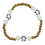 Smiley Ball Stretch Bracelet - Denny's