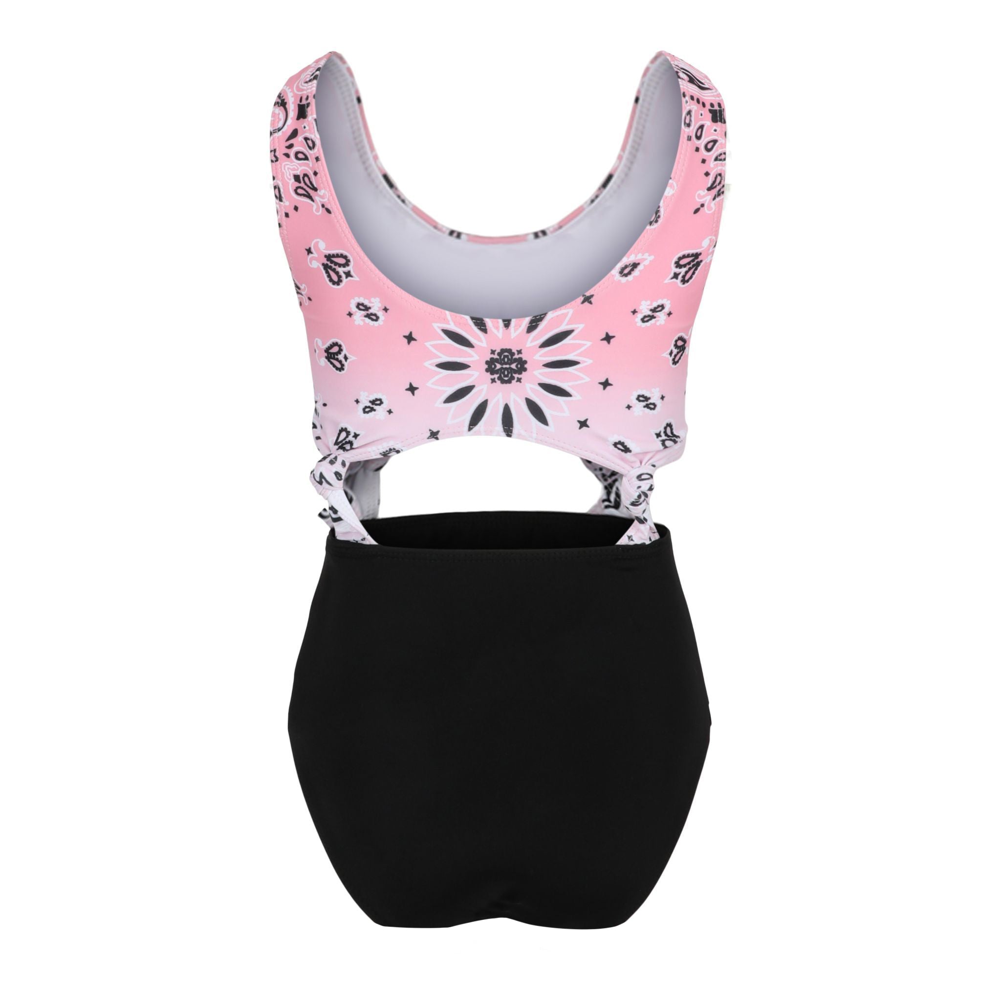 1pc Cut Out Bandana Swimsuit - Denny's