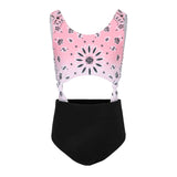 1pc Cut Out Bandana Swimsuit - Denny's