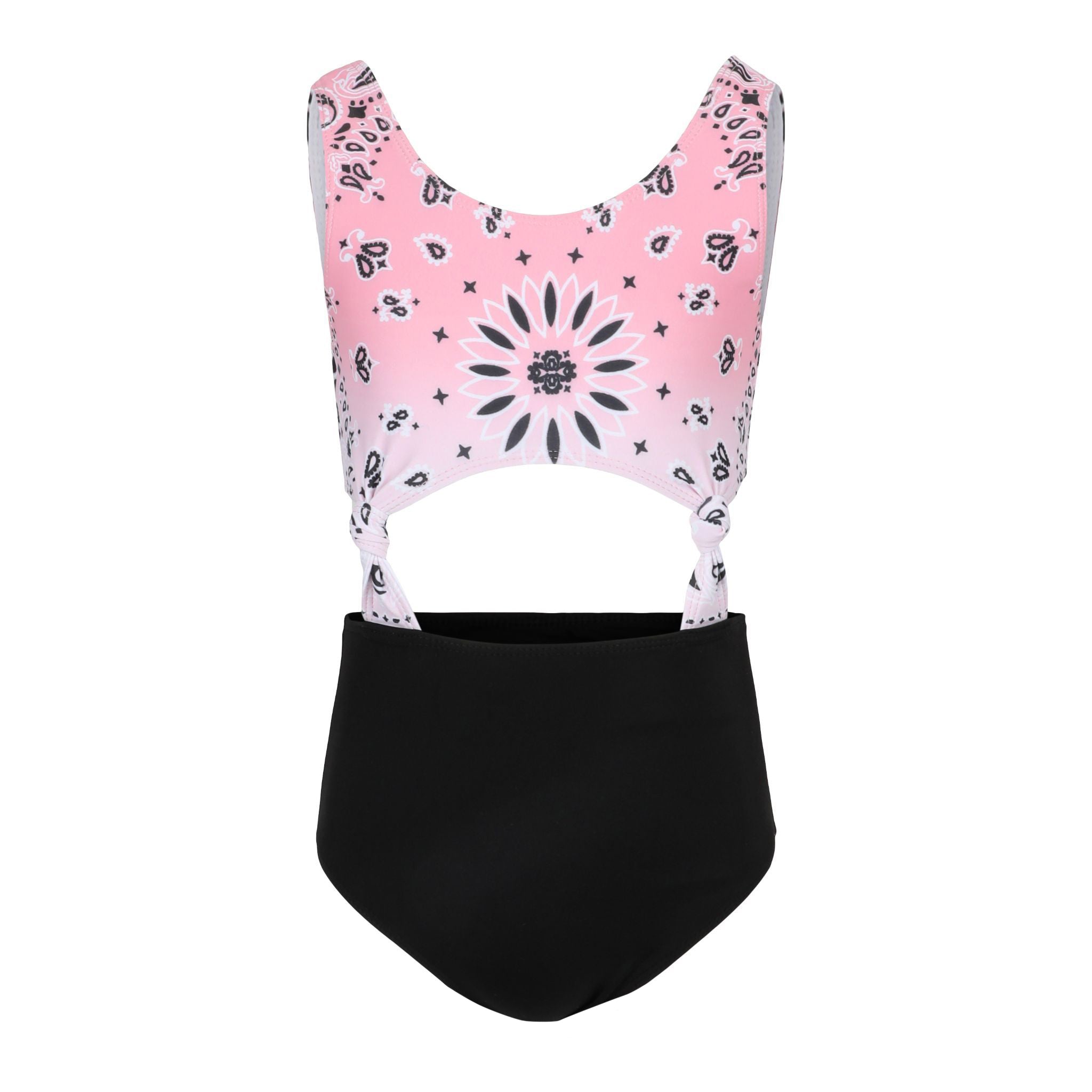 1pc Cut Out Bandana Swimsuit - Denny's