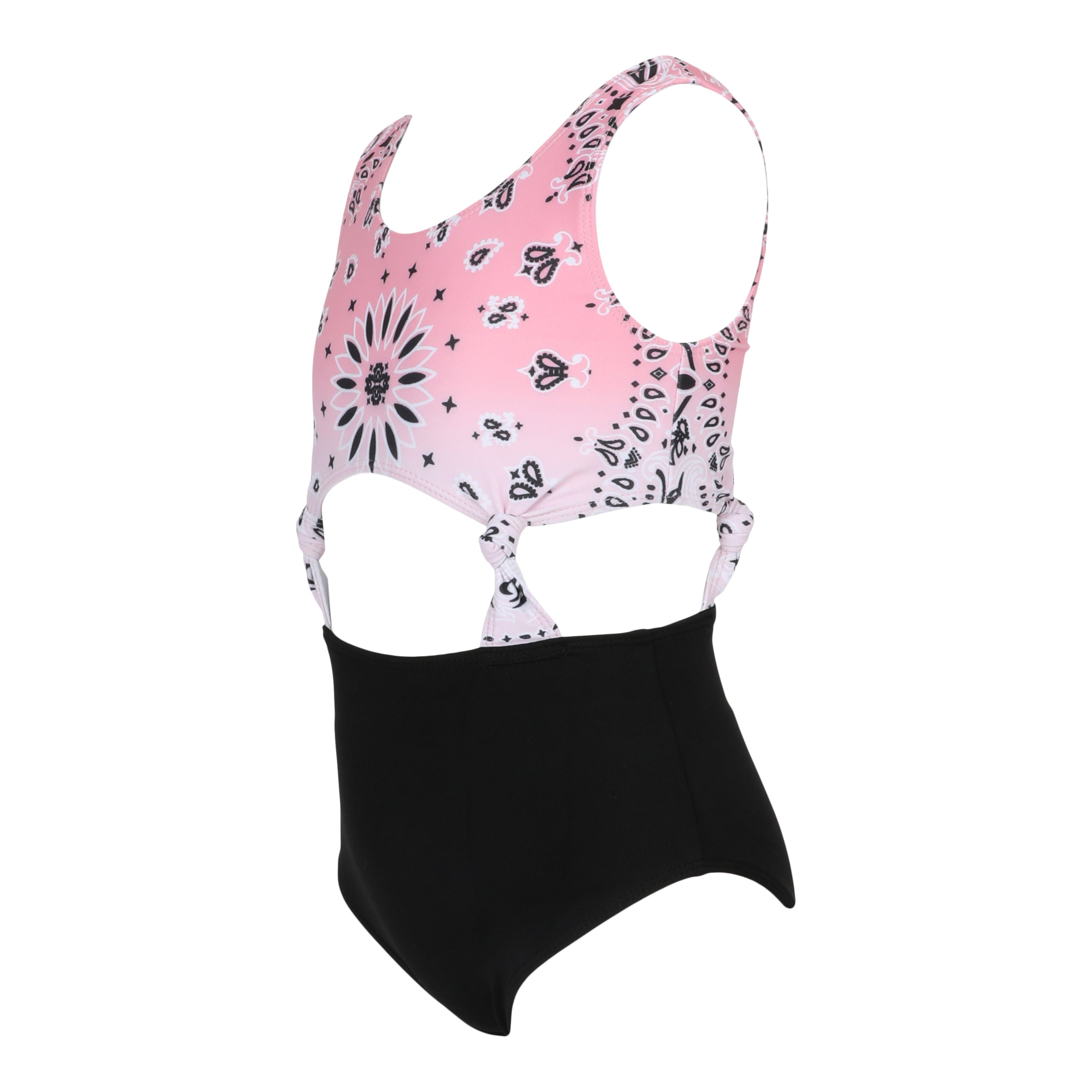 1pc Cut Out Bandana Swimsuit - Denny's