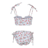 2pc Floral Ruffle Bikini - Denny's